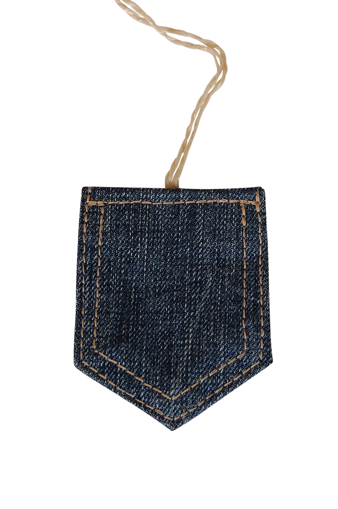 0857 Jeanstasche mit Bändchen