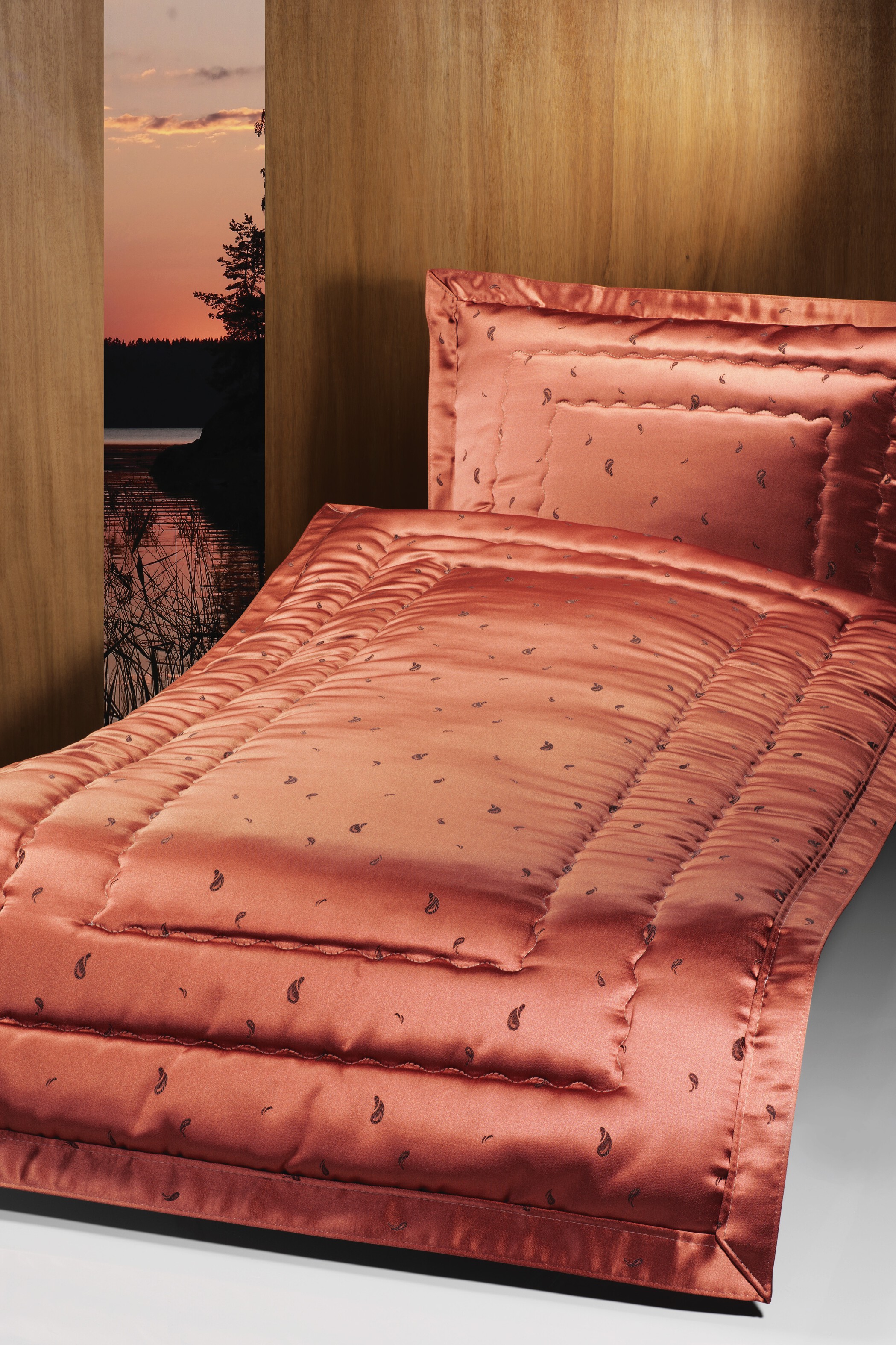 Deckengarnitur 1270 burgund, Steg