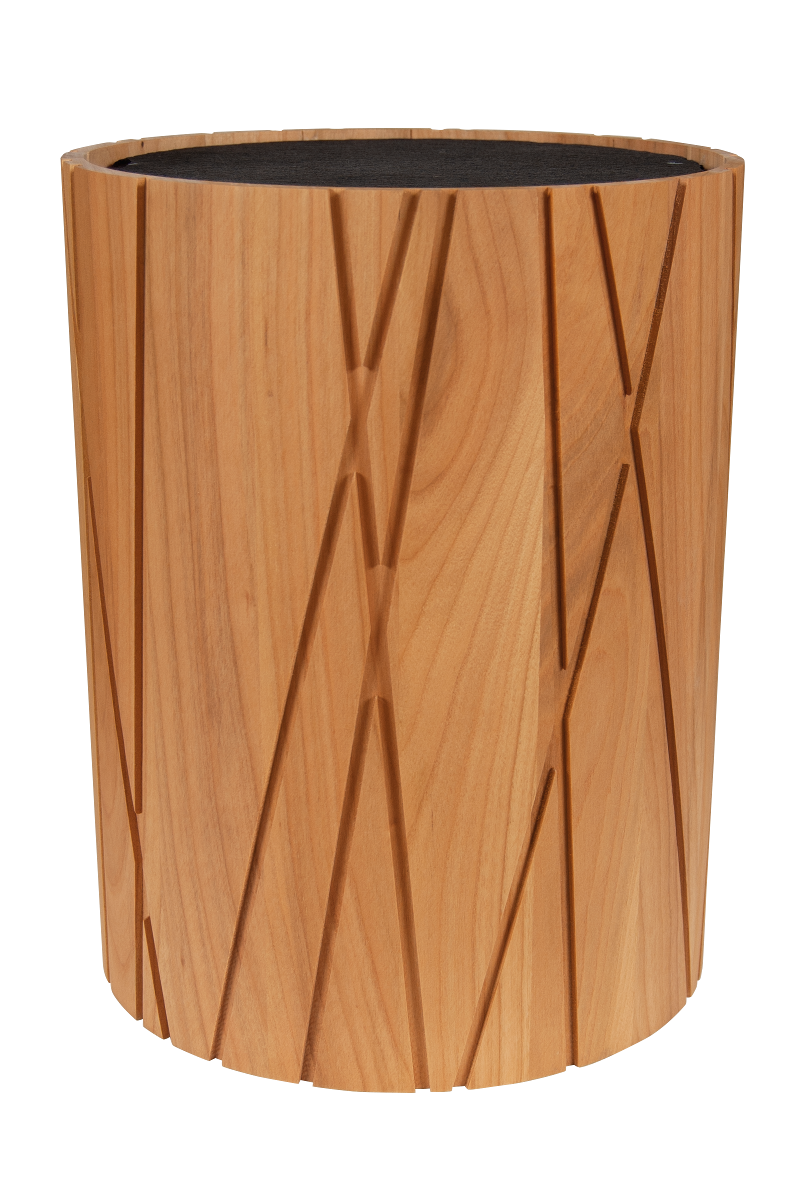 Holzurne Mikado, Kirsche, Schieferdeckel