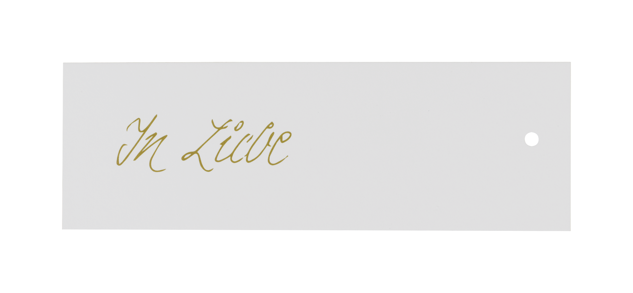 Urnenzusatz 0985 Papierbanner "In Liebe"