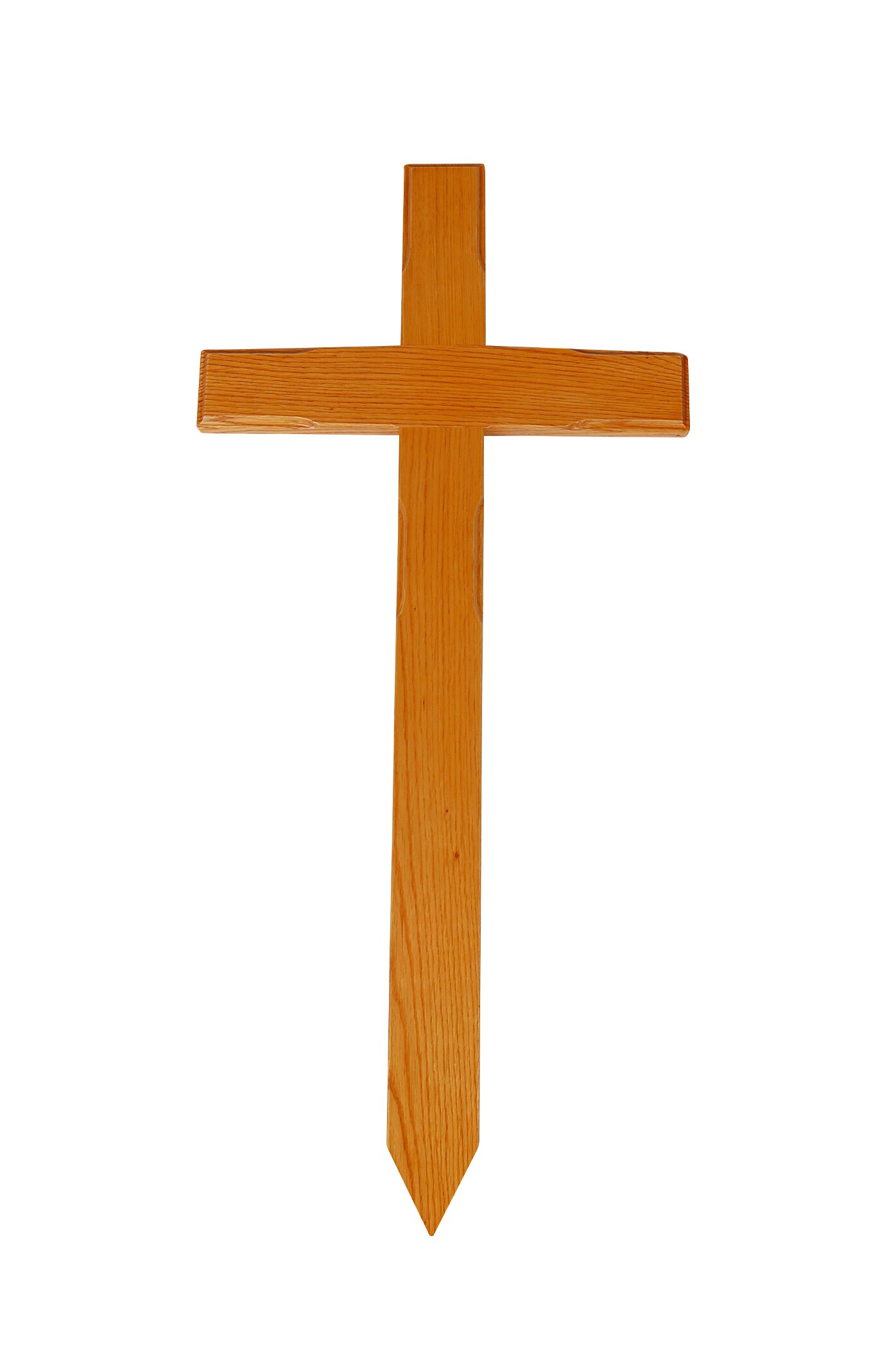 Grabkreuz, Eiche, wetterfest lackiert, 1500 x 630 x 115 mm