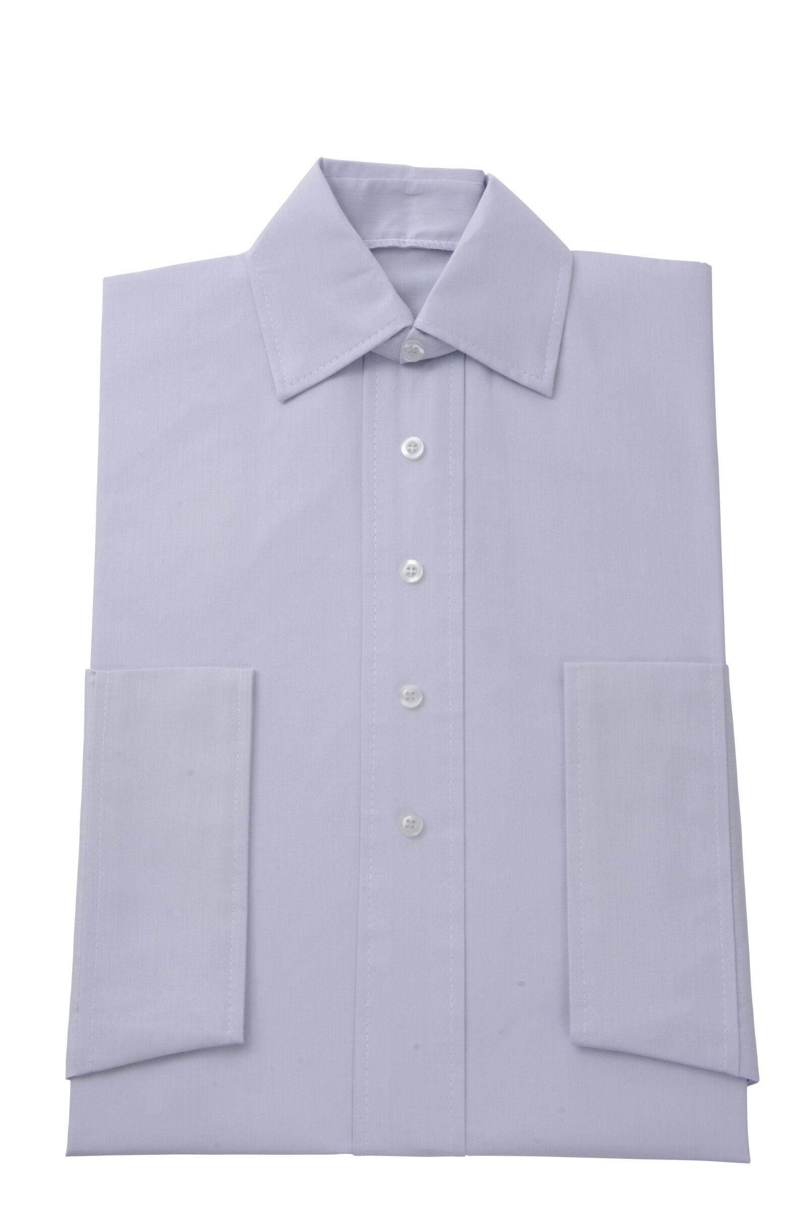 Herrenkleid  Nr. 280 Baumwolle silbergrau, zeitgemäßer Hemdkragen