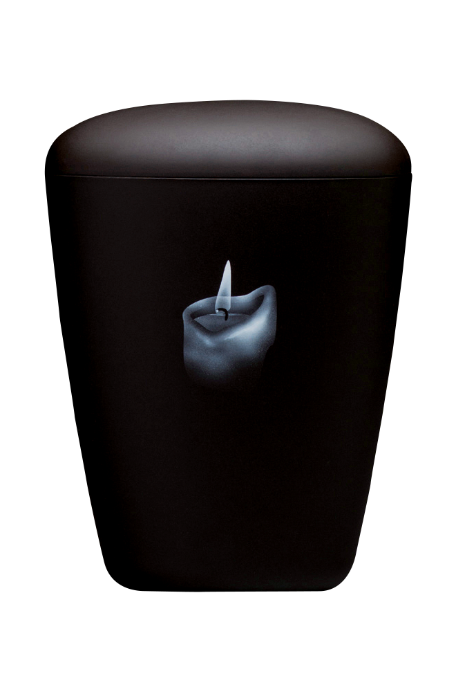 Urne 26212 anthrazit, Airbrush: „Kerze“