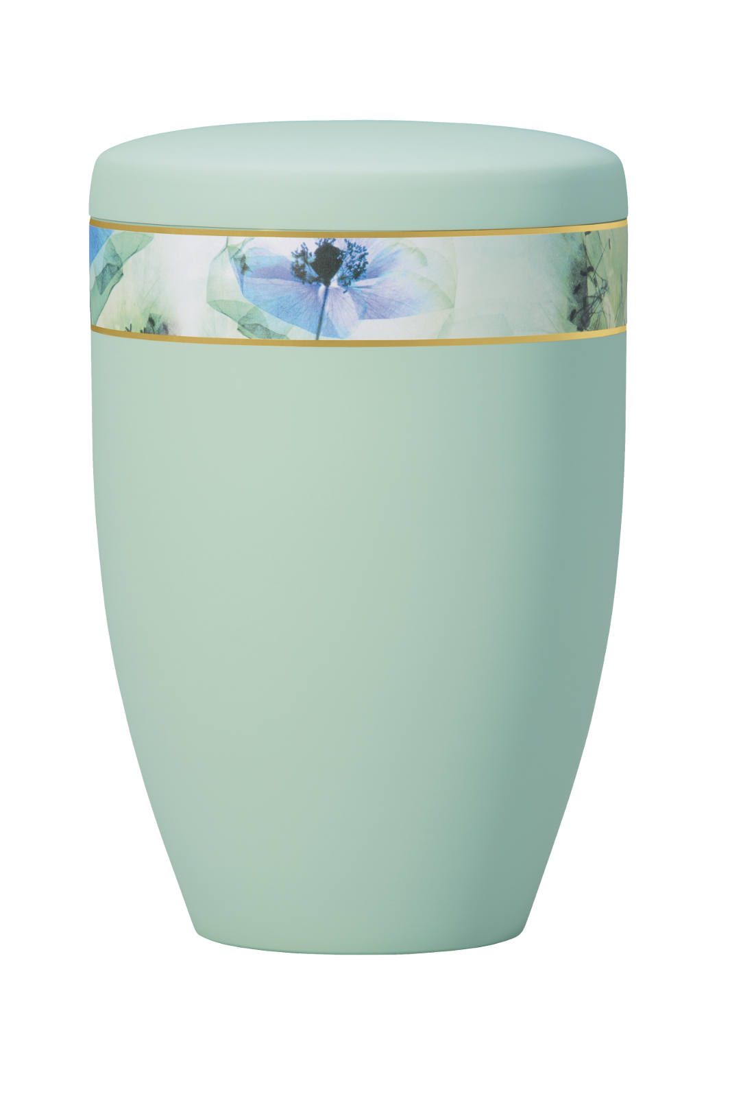 Urne 27360 mintgrün, Dekorband "Floral"