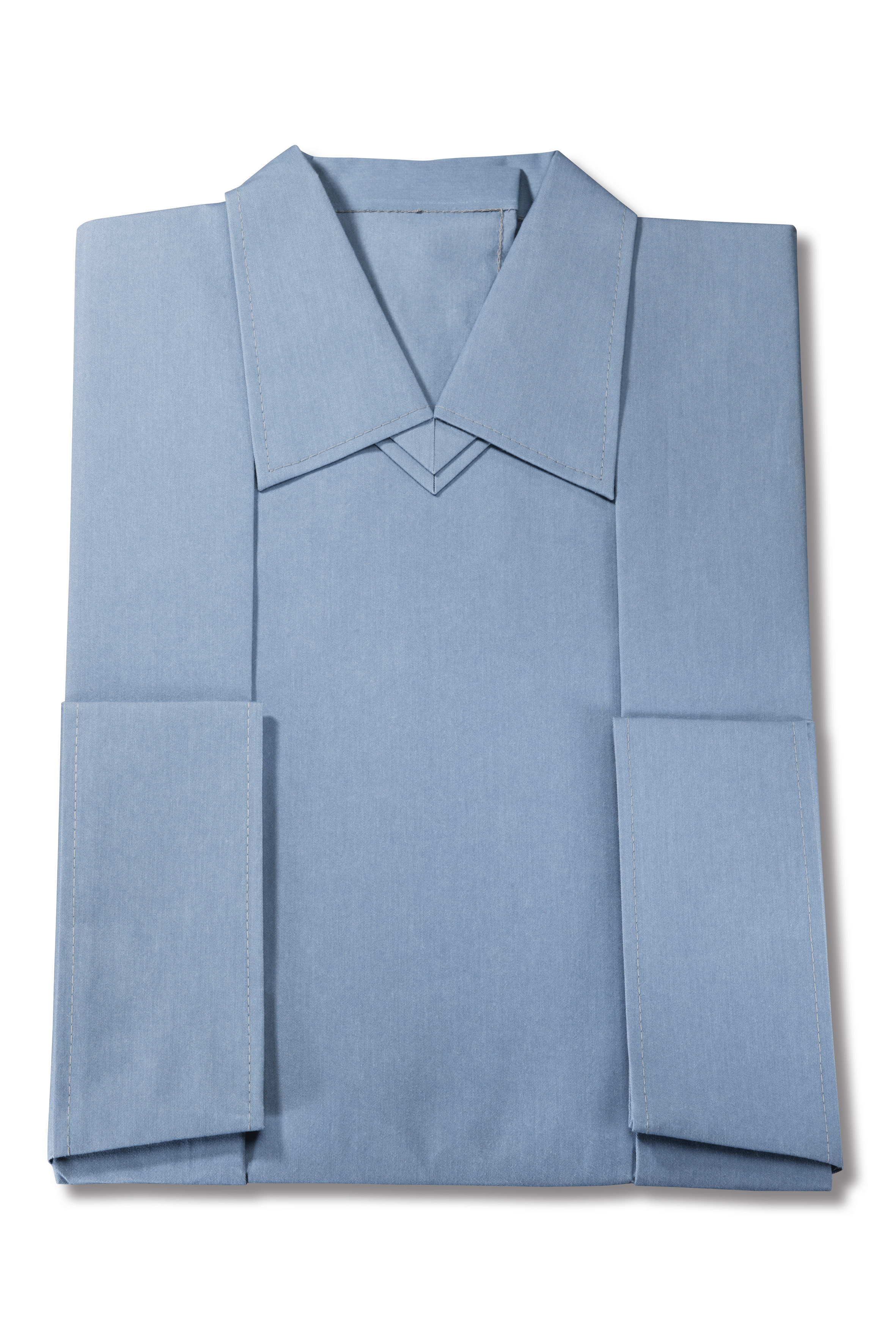 Herrenkleid Nr. 261 Baumwolle taubenblau