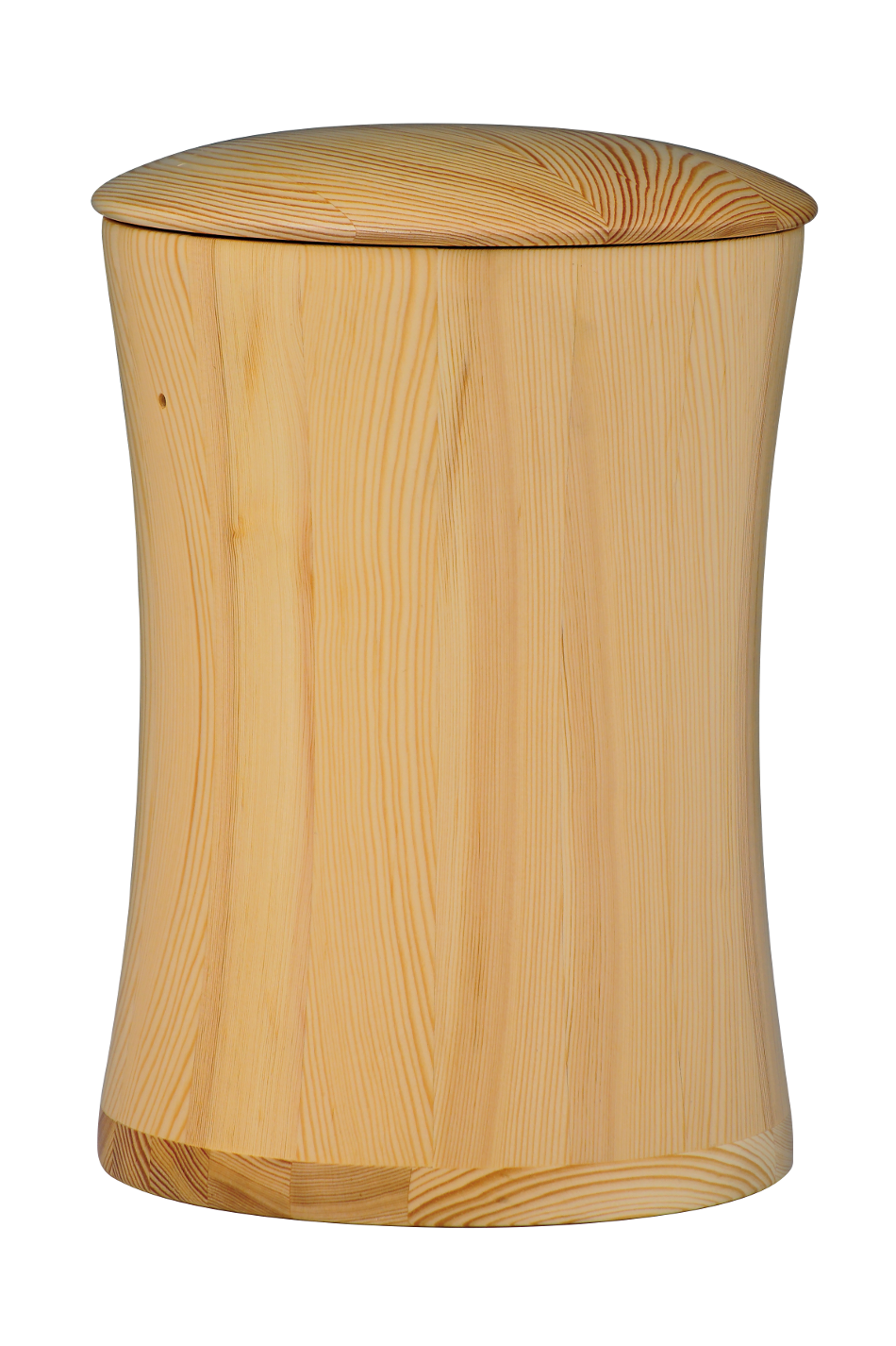 Holzurne 935 FW Kiefer, konkave Rundform