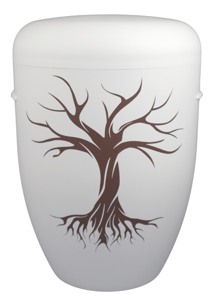 Urne 01-235-01b, Erinnerungsbaum braun