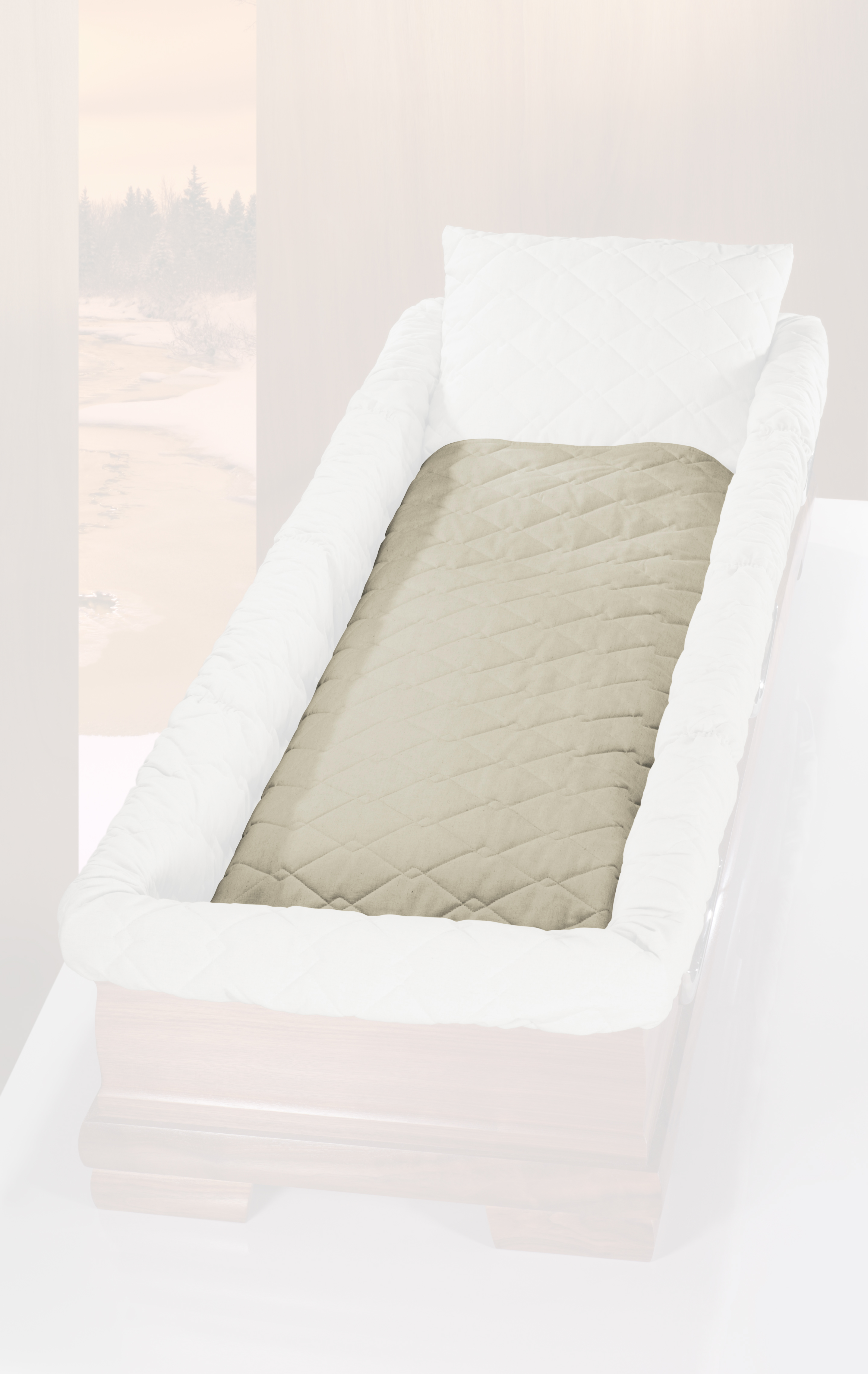 Decke, BW natur, 01700 er Steppung, tv