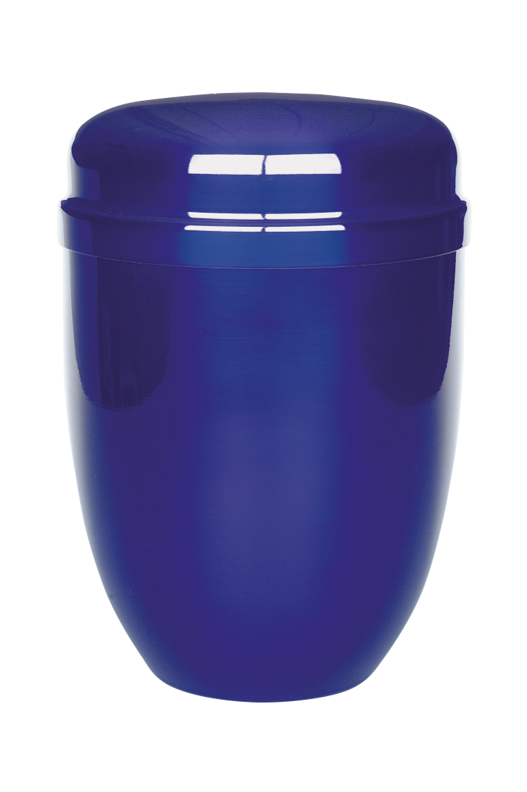 Urne 820, Stahl, blau