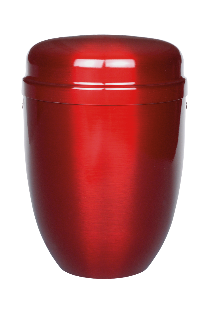 Urne 825, Stahl, weinrot