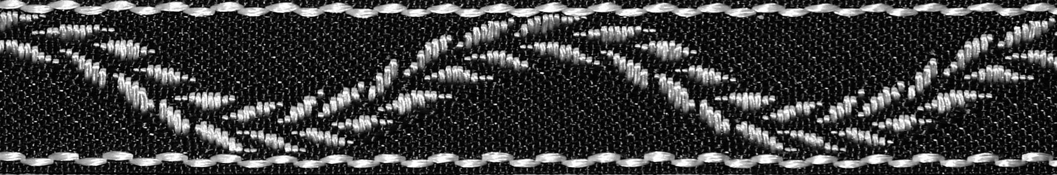 Meter Lotband, Ranke schwarz/weiß (Rolle à 50 m)