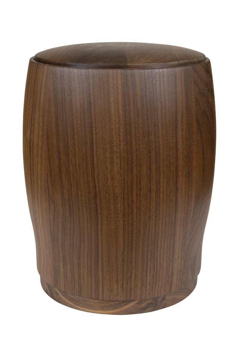 Holzurne 1000123, Nussbaum Karnies