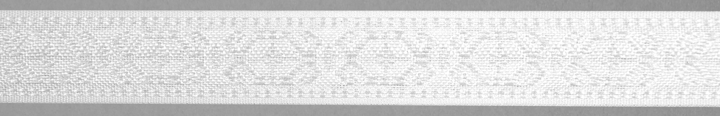 Meter Lotband, weiß, griech. Friesmotiv, (Rolle à 100 m)