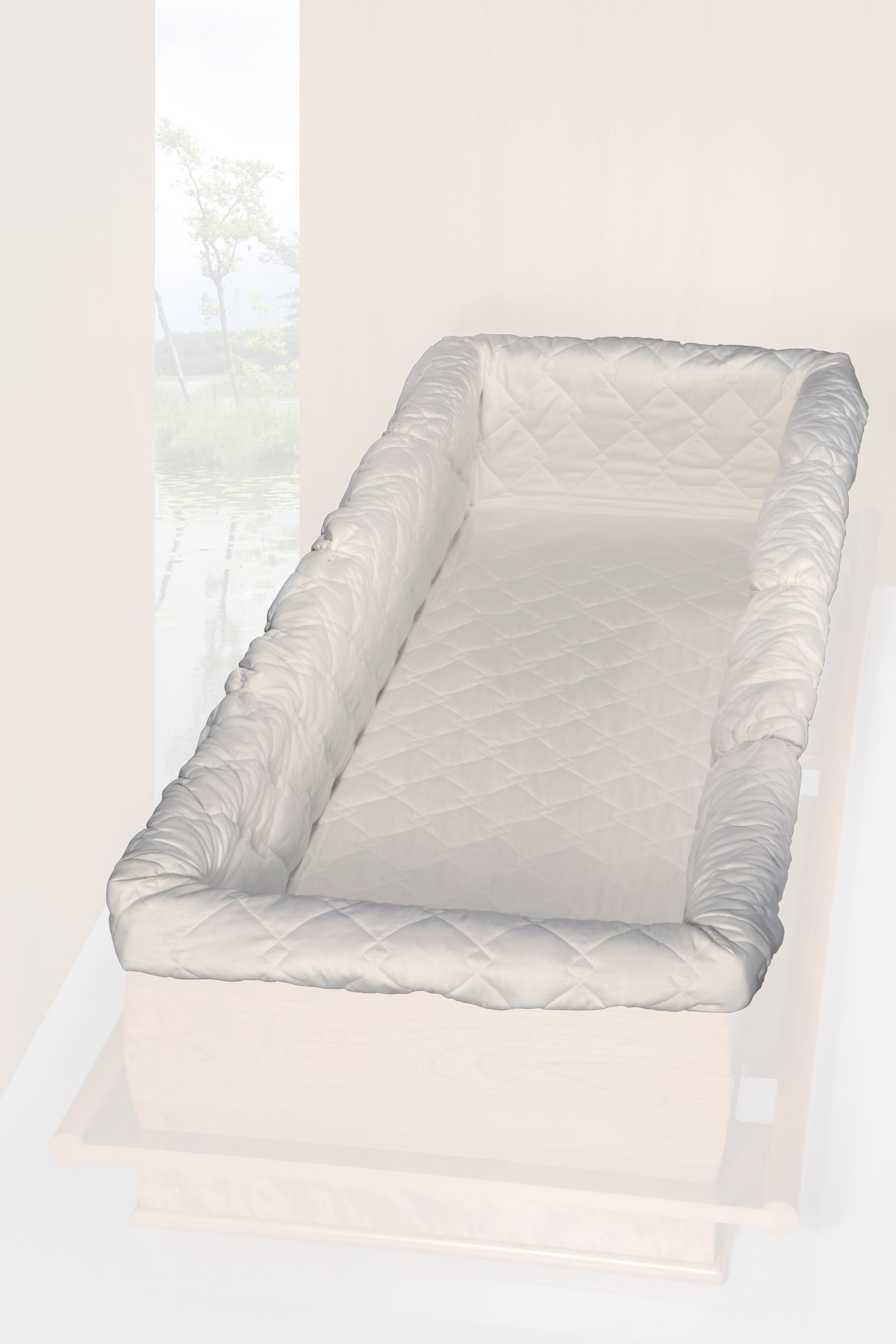 Sarginnenauskleidung SIA 01701 tv, mit 6 längsseitigen Querstegen, BW elfenbein