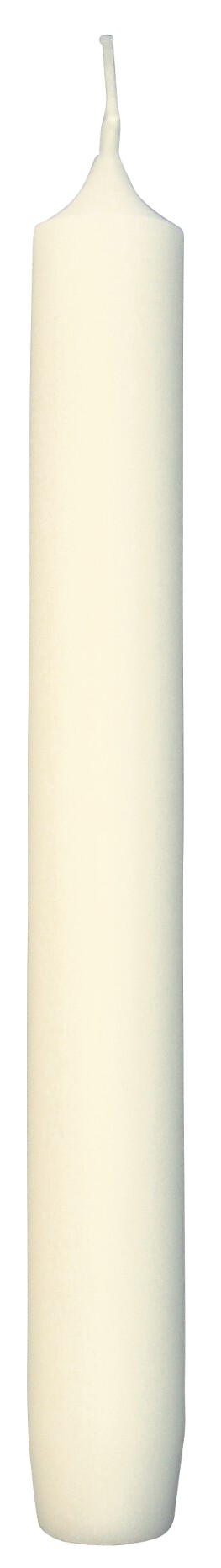 Karton Kerzen 6/500 (100 Stück pro Karton),  u n g e f r ä s t, elfenbein