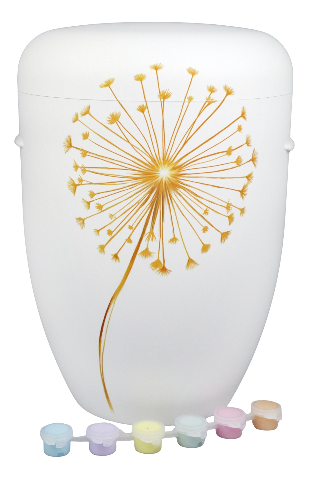 Urne 01-314-01-b, Pusteblume gold
