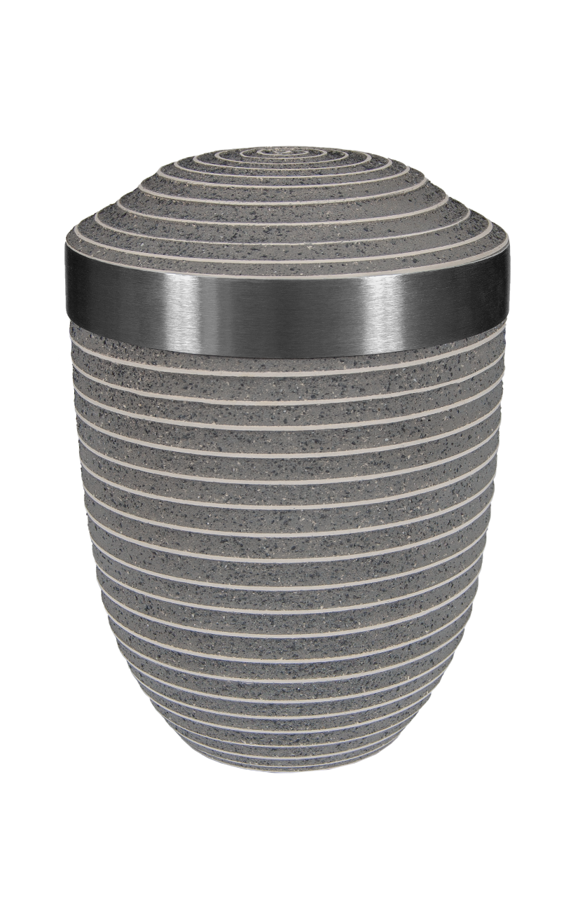 Urne HE 6036, kieselgrau