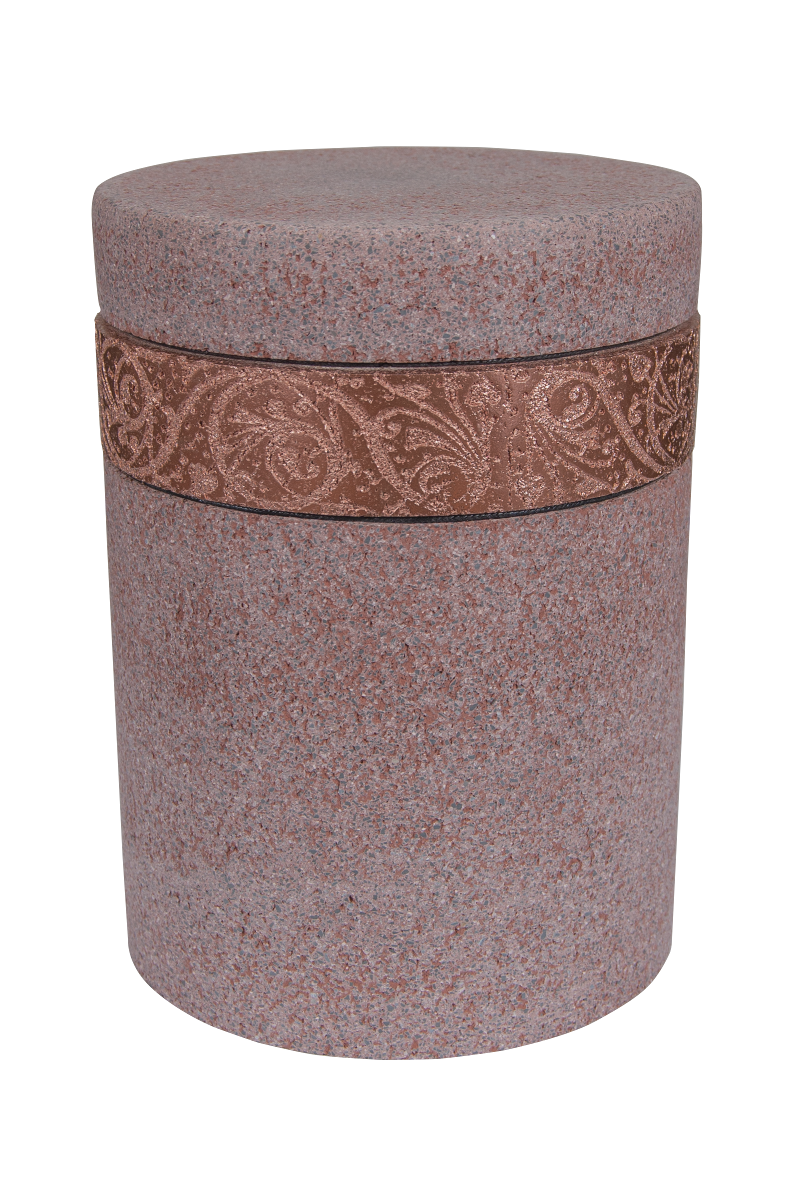 Urne Z 8 B Bonifacio, oxidrot, Ornamentring