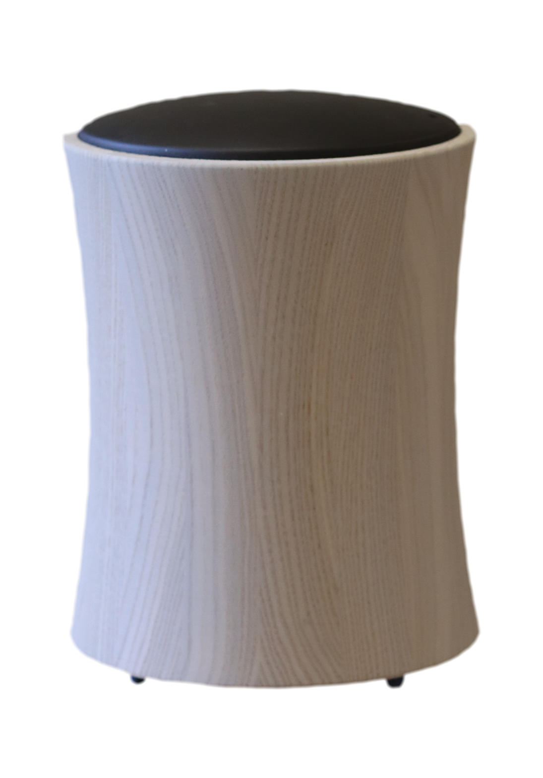 Urne Nr. 1020 Esche grau geölt, Deckel Buche-schwarz