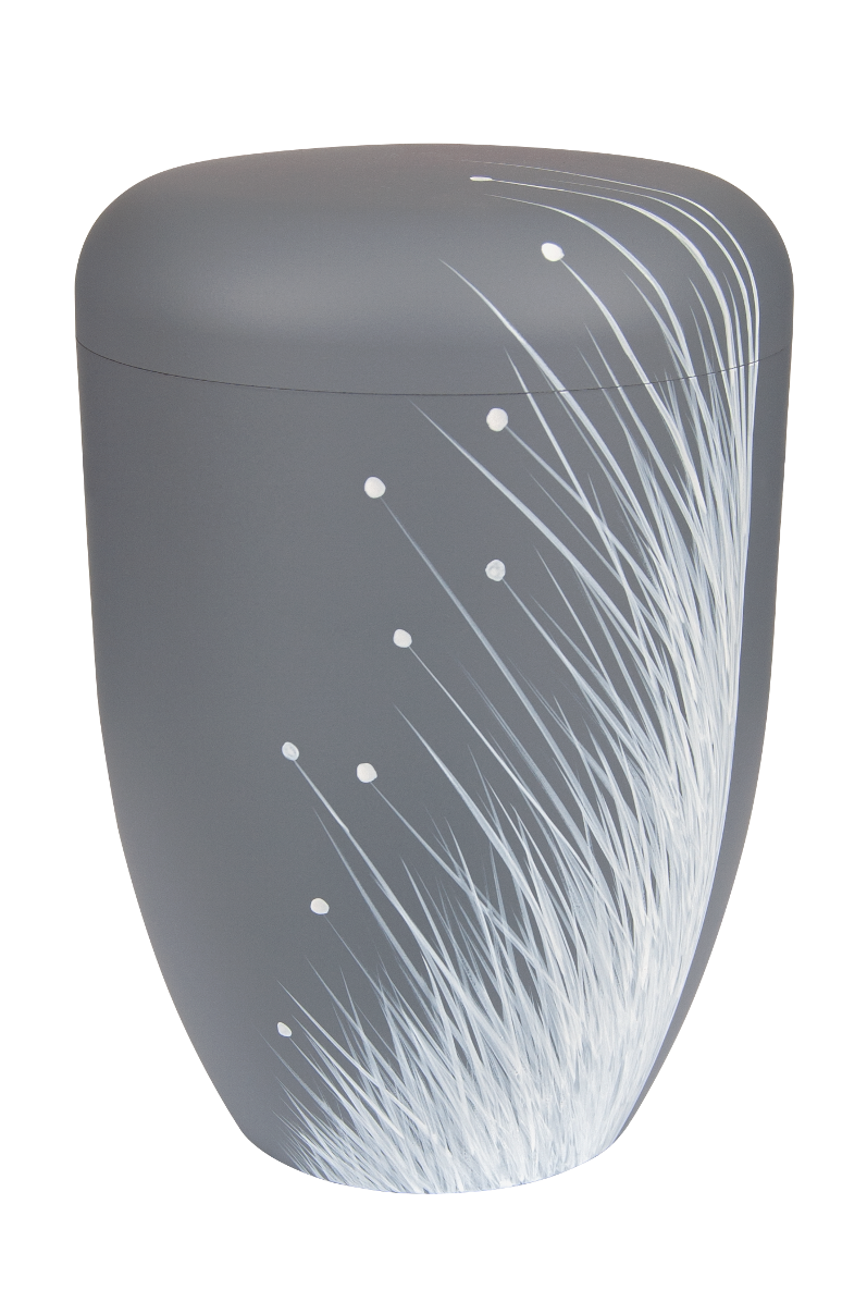 Urne Bot001629b grau, Grasgeflüster