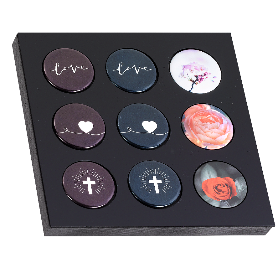 0894 Magnetboard Memori-Button (ohne Inhalt)