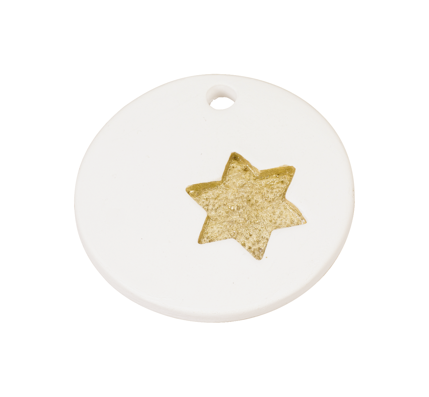 Urnenzusatz 0977 BIO-Keramikanhänger Stern