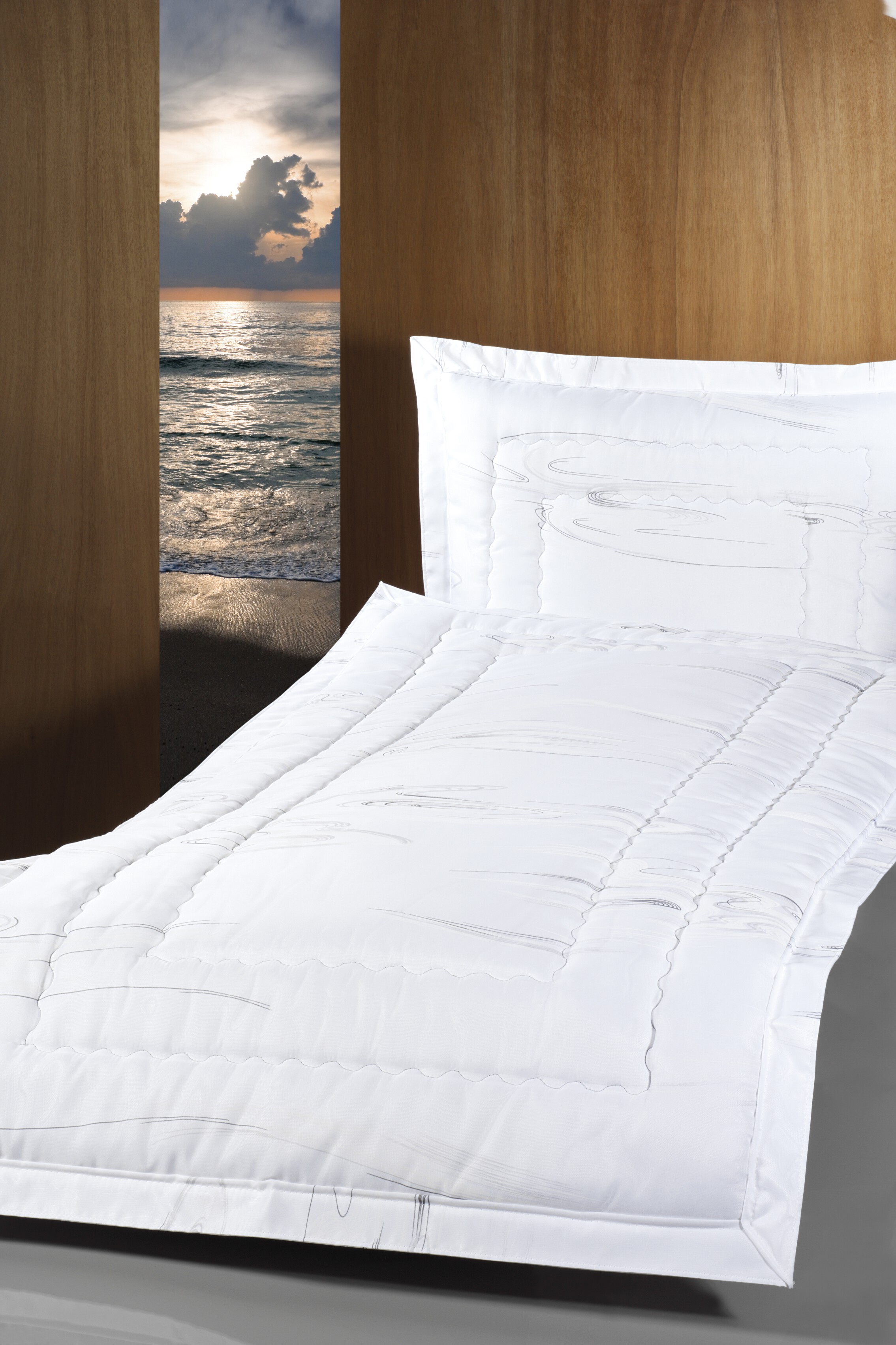 Deckengarnitur 168 Voile-Druck, Steg