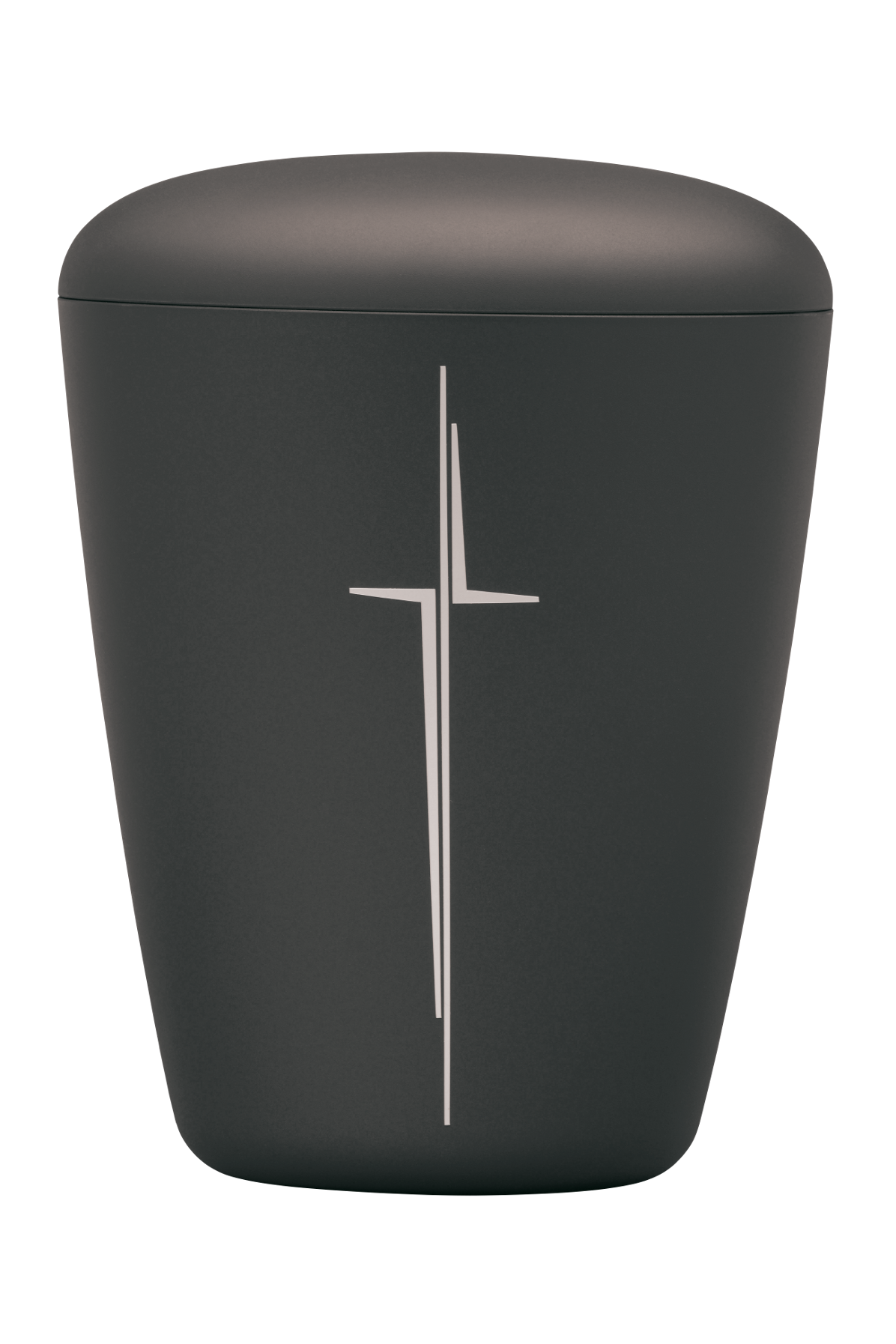 Urne 26208 anthrazit, modernes Kreuz
